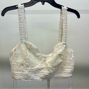 Zara crochet crop top